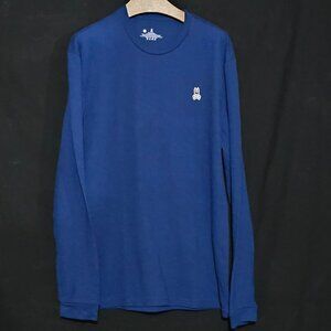 Psycho Bunny LS Thermal Crewneck Shirt - Blue - Sz L*